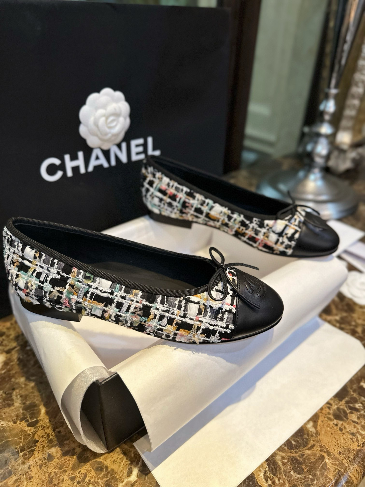 샤넬 CHANEL 23P G02819 플랫