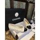 샤넬 CHANEL 23s G40110 플랫 White