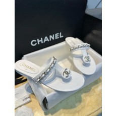 샤넬 CHANEL 25s G46405 슬리퍼 White