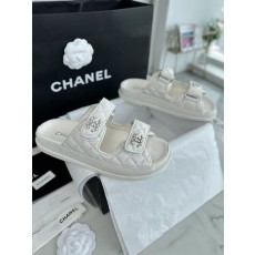 샤넬 CHANEL 24P G45507 Mules 뮬 White