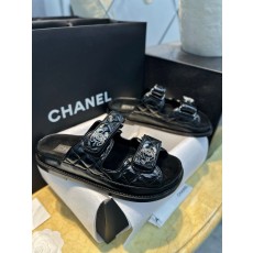 샤넬 CHANEL 25P Mules 뮬 Black