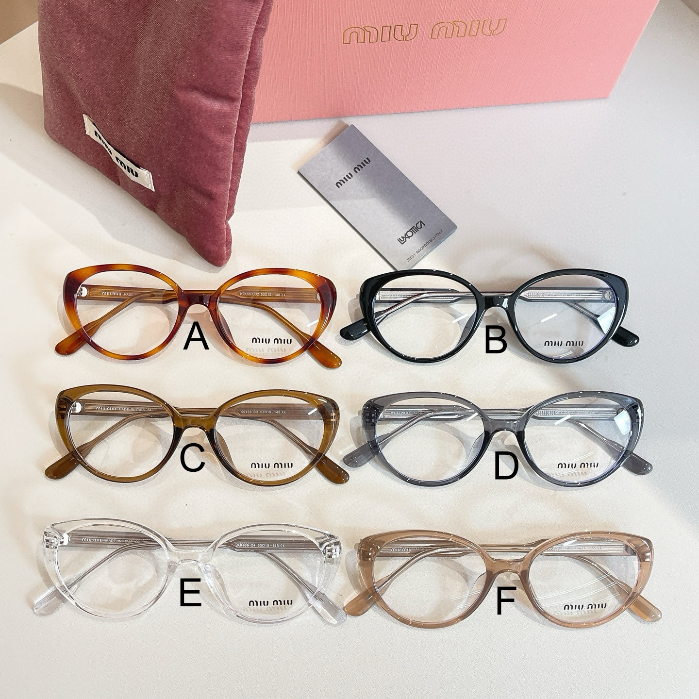 미우 미우 MIU MIU K9166 53口19-148