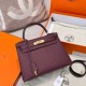 에르메스 Hermes Kelly 28cm Epsom 57 Bordeaux/gold