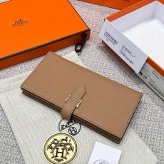 에르메스 Hermes Bearn wallet Soufflet Epsom 0M Chai/gold