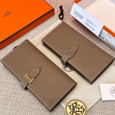 에르메스 Hermes Bearn wallet Soufflet Epsom 18 Etoupe