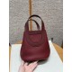 에르메스 Hermes in the loop 18cm Clemence 55 Rouge H/silver