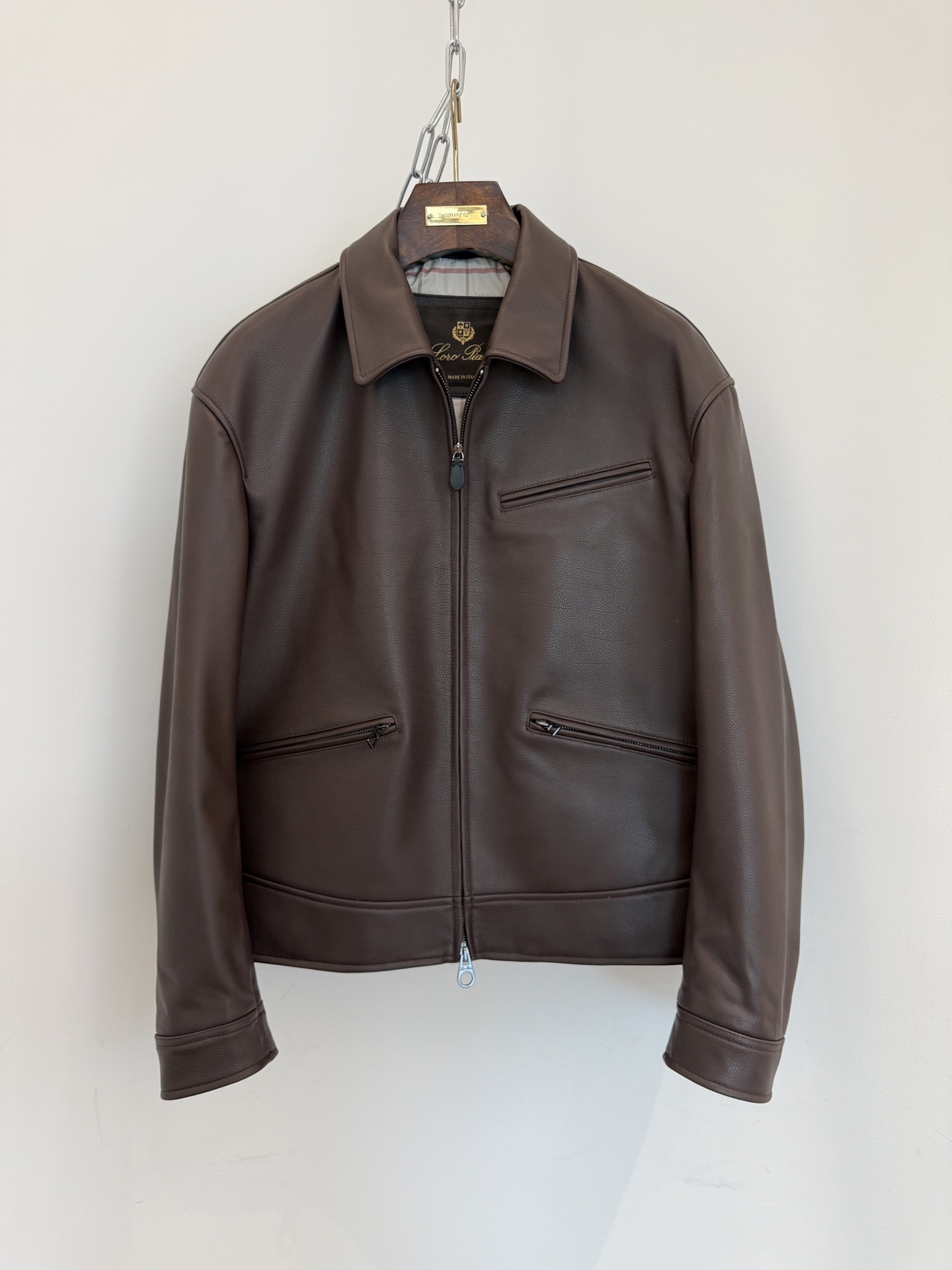 로로피아나 Loro Piana 레더자켓