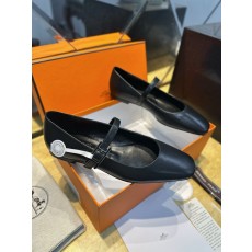 에르메스 Hermes Jane 플랫 Black