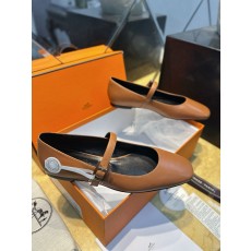 에르메스 Hermes Jane 플랫 Brown