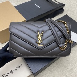생로랑 Saint laurent/YSL 801439 Loulou Medium in Matelasse Lambskin