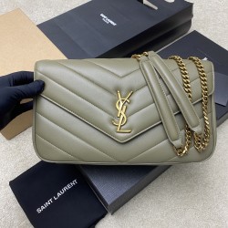 생로랑 Saint laurent/YSL 801439 Loulou Medium in Matelasse Lambskin