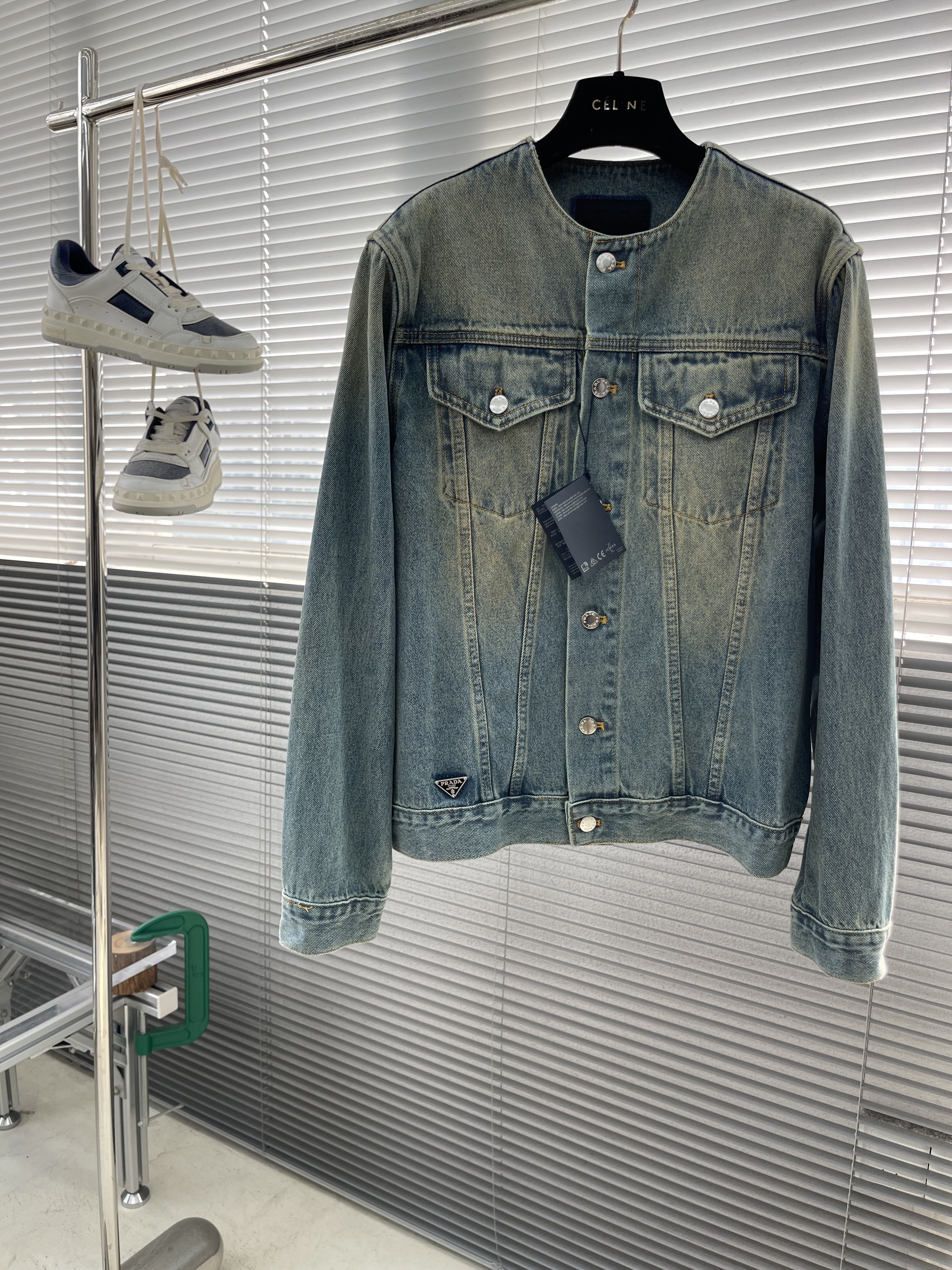 프라다 Prada 데님 재킷