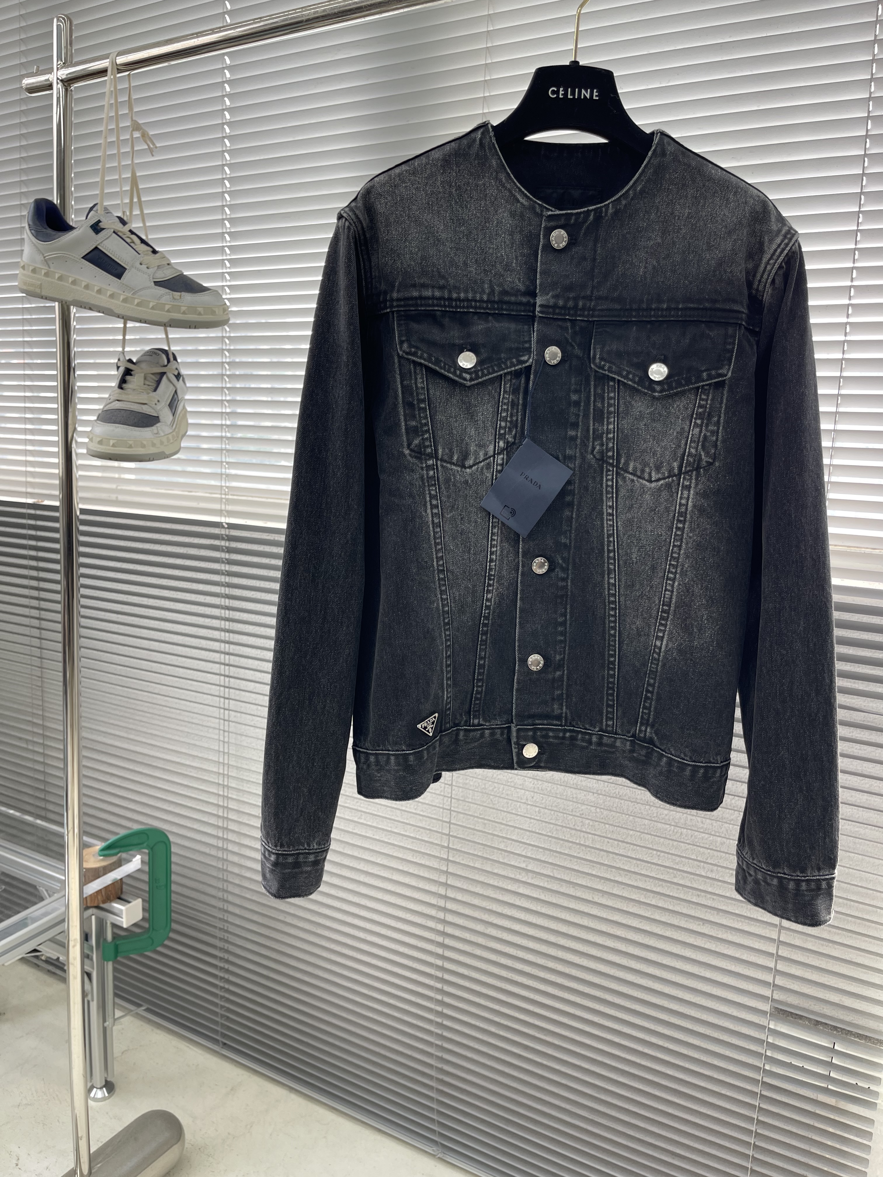 프라다 Prada 데님 재킷