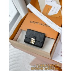 루이비통 Louis Vuitton M80880 Metis Compact Wallet Black 11.5cm