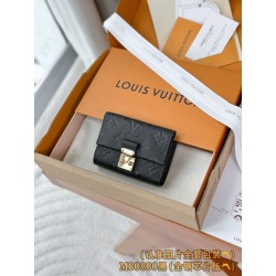 루이비통 Louis Vuitton M80880 Metis Compact Wallet Black 11.5cm