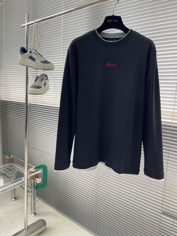 브리오니 Brioni 긴팔 티셔츠