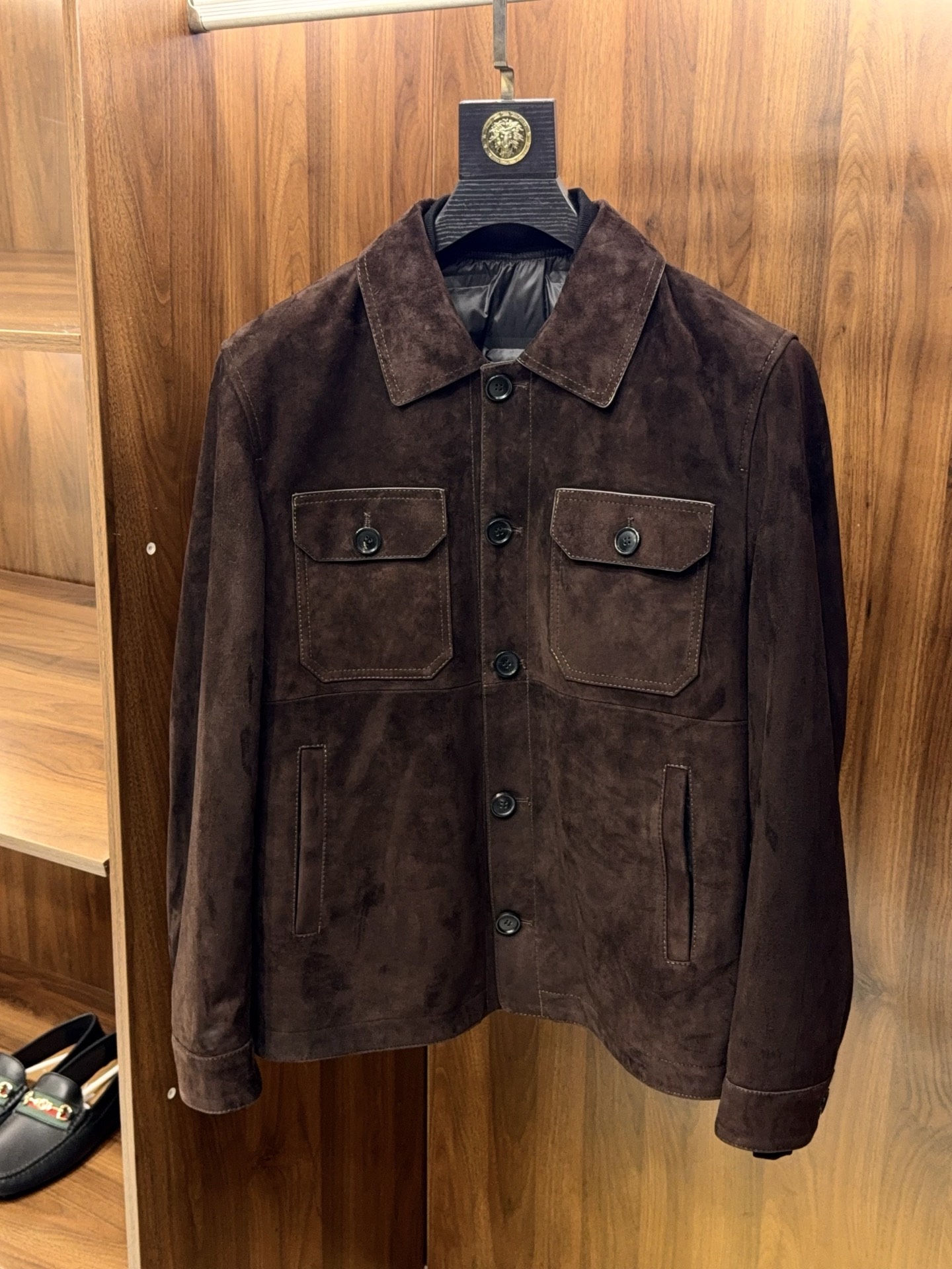 키톤 Kiton 레더자켓