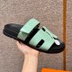 에르메스 Hermes 180 Chypre sandal  Matte Alligator&6W Menthe