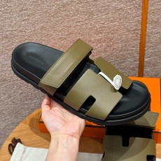 에르메스 Hermes 180 Chypre Sandal lambskin&Green