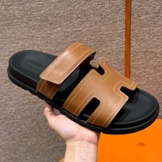 에르메스 Hermes 180 Chypre Sandal lambskin&Naturel 白线