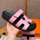 에르메스 Hermes 225 Chypre sandal Matte Alligator&5P Pink