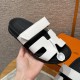 에르메스 Hermes 225 Chypre sandal Swift&01 Blanc