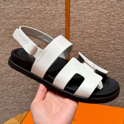 에르메스 Hermes 226 Genius sandal Swift&01 Blanc