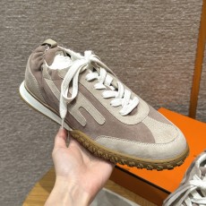 에르메스 Hermes 617 Jet Sneakers Chamois&Nude color