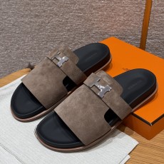 에르메스 Hermes H613 Jaures sandal Chamois&18 Etoupe