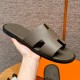 에르메스 Hermes 182 Izmir sandal Epsom&18 Etoupe