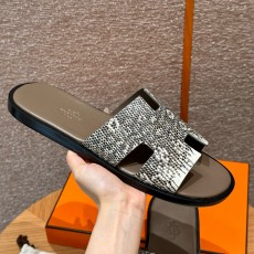 에르메스 Hermes 182 Izmir sandal Lizard&Himalaya