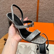 에르메스 Hermes 160 Glamour 75 Sandal Lizard&Himalaya
