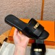 에르메스 Hermes 183 Giulia sandal Calfskin&89 Noir gold