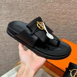 에르메스 Hermes 259 Joyce Sandal Calfskin&89 Noir