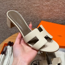 에르메스 Hermes 185 Oasis sandal Epsom&10 Craie