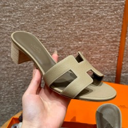 에르메스 Hermes 185 Oasis sandal Epsom&S2 Trench