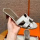 에르메스 Hermes 185 Oasis sandal Matte Alligator&01 Himalaya