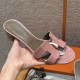 에르메스 Hermes 185 Oasis sandal Matte Alligator&Terre Cuite