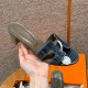 에르메스 Hermes 185 Oasis sandal Matte Alligator&Y7 Blue Orage
