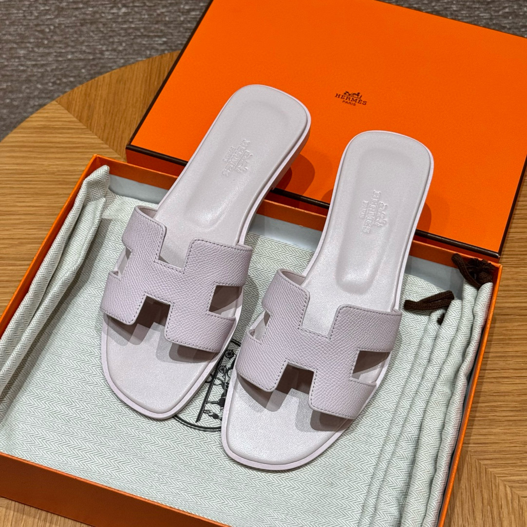 에르메스 Hermes 181 Oran sandal Epsom&Terre Cuite
