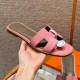 에르메스 Hermes 181 Oran sandal Lizard&94 Terre Cuite