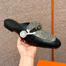 에르메스 Hermes 188 Oz Mule Lizard&1B Ombre and 89 Noir