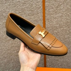 에르메스 Hermes 192 Royal loafer Goathide&Naturel gold