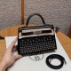 에르메스 Hermes Mini Kelly 19cm Box 89 Noir/silver