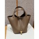 에르메스 Hermes Picotin lock 22cm Clemence D0 Beige de Weimar/gold