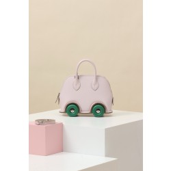 에르메스 Hermes Bolide On Wheels 18cm Epsom 09 Mauve pale