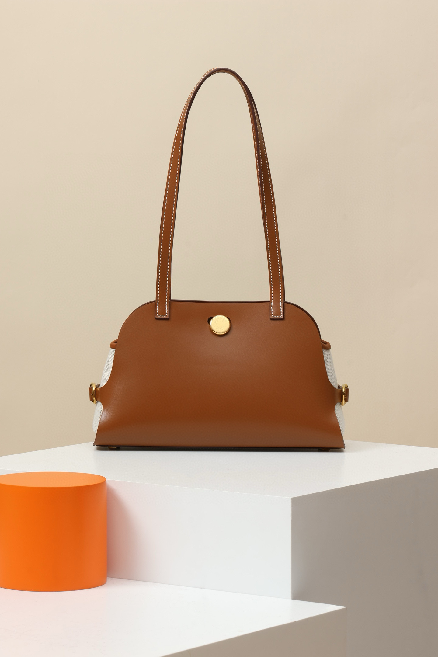 에르메스 Hermes Tablier Sellier 26cm Swift 37 Gold/gold