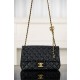 샤넬 Chanel 25B Flap Bag Black 23.5cm