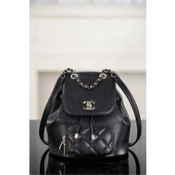 샤넬 Chanel 25B AS3530 Affinity Duma Backpack Black 20cm