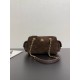 샤넬 Chanel 25k Chain Handle Bowling Bag 99517 Brown 24cm